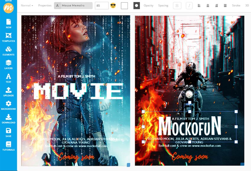 🎥 Make a Movie Poster - MockoFUN