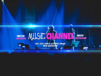 Music Banner For YouTube