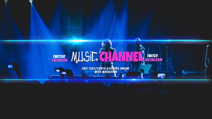 Music Banner For YouTube