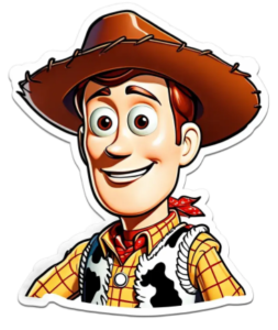 Woody Sticker