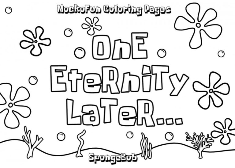 Spongebob Imagination Coloring Page Coloring Pages
