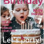 Personalized birthday magazine cover