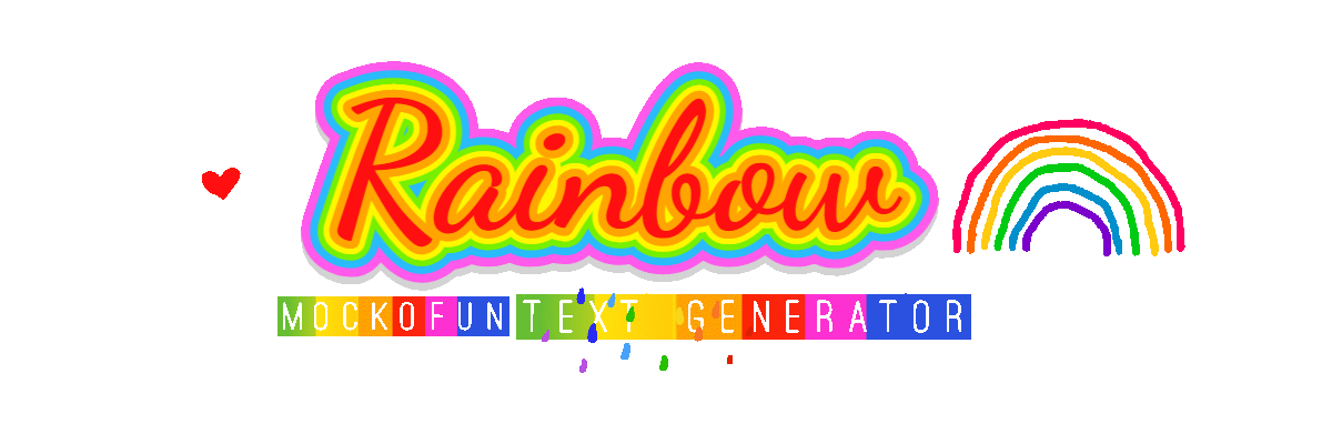 Rainbow Text Generator