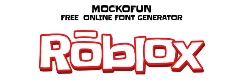 Fonte do logotipo do Roblox