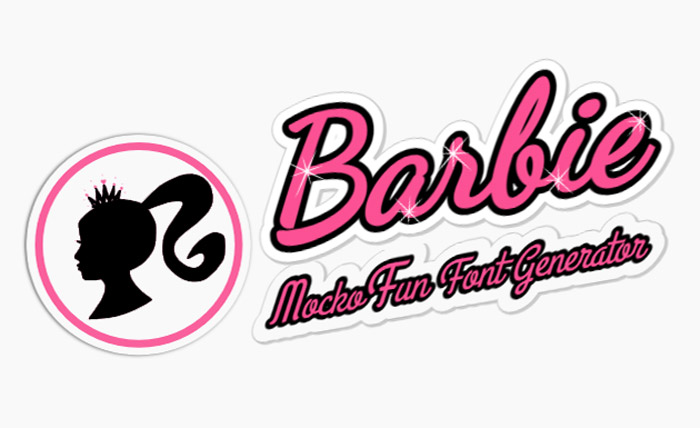  Barbie Font Generator MockoFUN