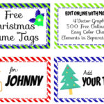 Christmas Name Labels