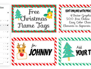 Christmas Name Tags