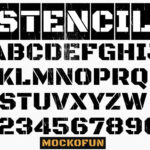 Stencil Letters