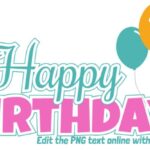Happy Birthday PNG Text