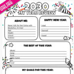 Free Printable New Year Resolution Template