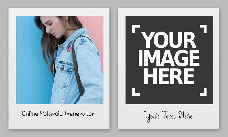 Online Polaroid Generator