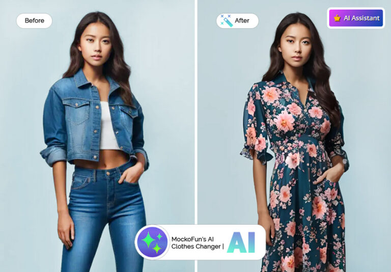 AI Clothes Changer Online Free MockoFUN