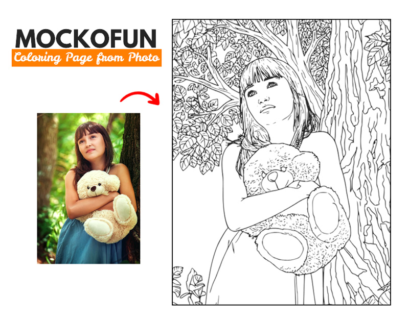 Coloring Page from Photo