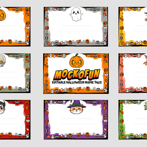 Halloween Name Tag MockoFUN