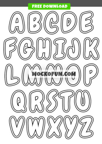 Coloring Sheets With Letters