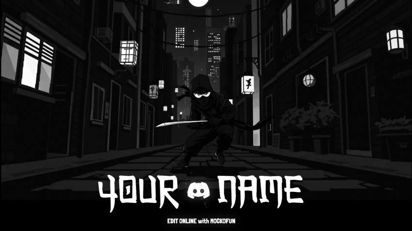 Black Discord Banner