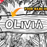 Colour in your name
