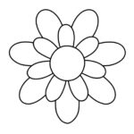 Printable Flower Template