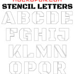 Printable Letter Stencils