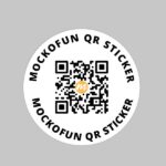 QR code sticker