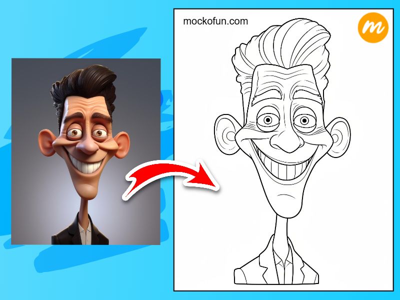 Convert Photo into Coloring Page