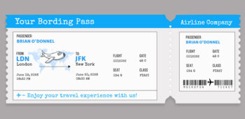 Airline Ticket Template