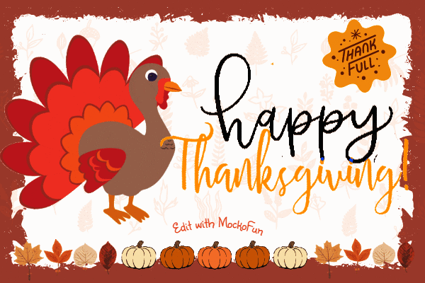 Happy Thanksgiving Animated GIF Happy Thanksgiving Animated GIF