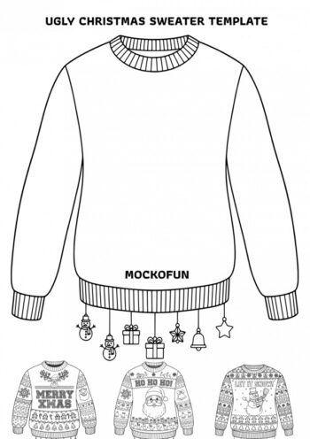 Ugly Sweater Template