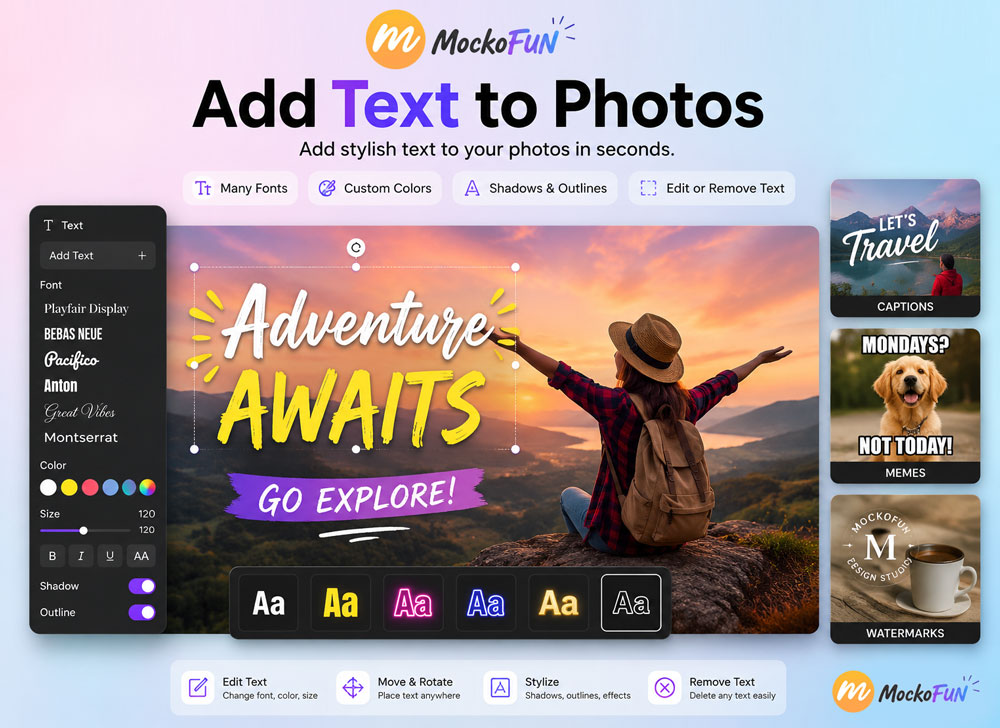 Add Text to Photos