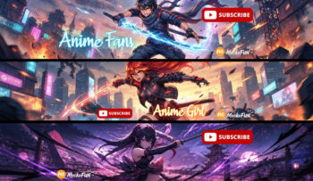 Anime YouTube Banners