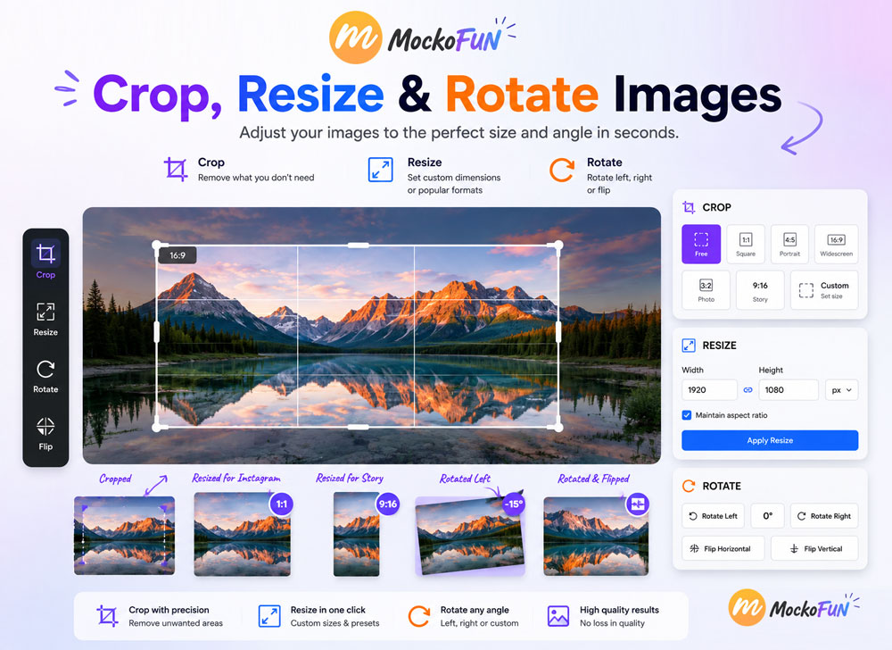 Crop and Resize Images