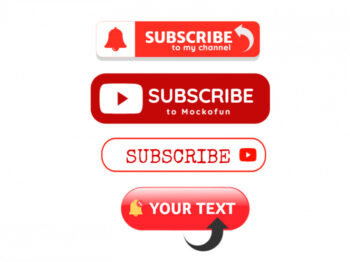 Subscribe Button PNG