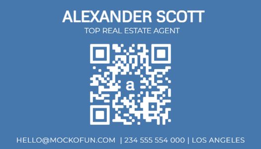 QR Code Business Card QR Code Business Card