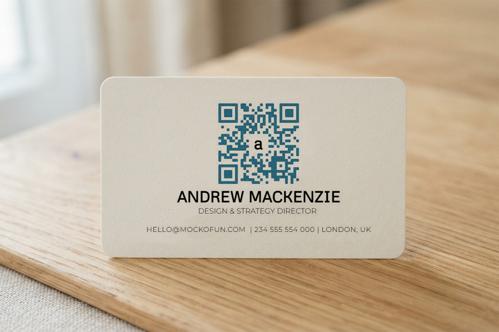 QR Code Business Card QR Code Business Card