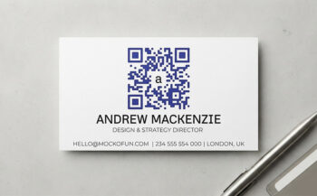 Business Card with QR Code