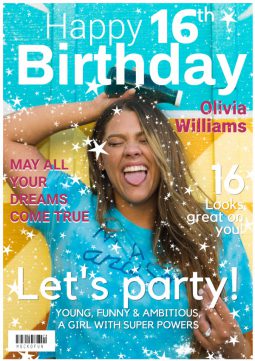 Birthday Magazine Cover